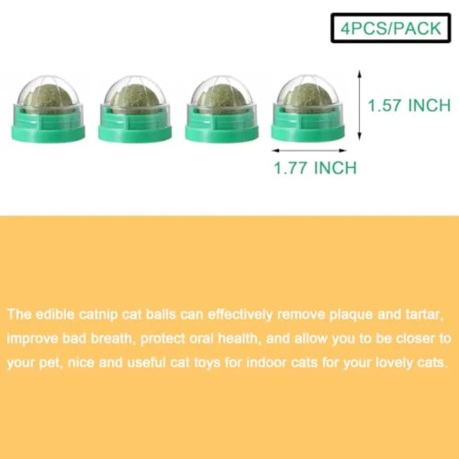 4PCS Catnip Ba for Cats Wall Catnip Toys for Cat Lick Kitten Chew Toys Teeth Cleaning Dental Edible Cat Toys S008f5c764a0f423cb811127fe0a7c774B Mytailwiggles2.com