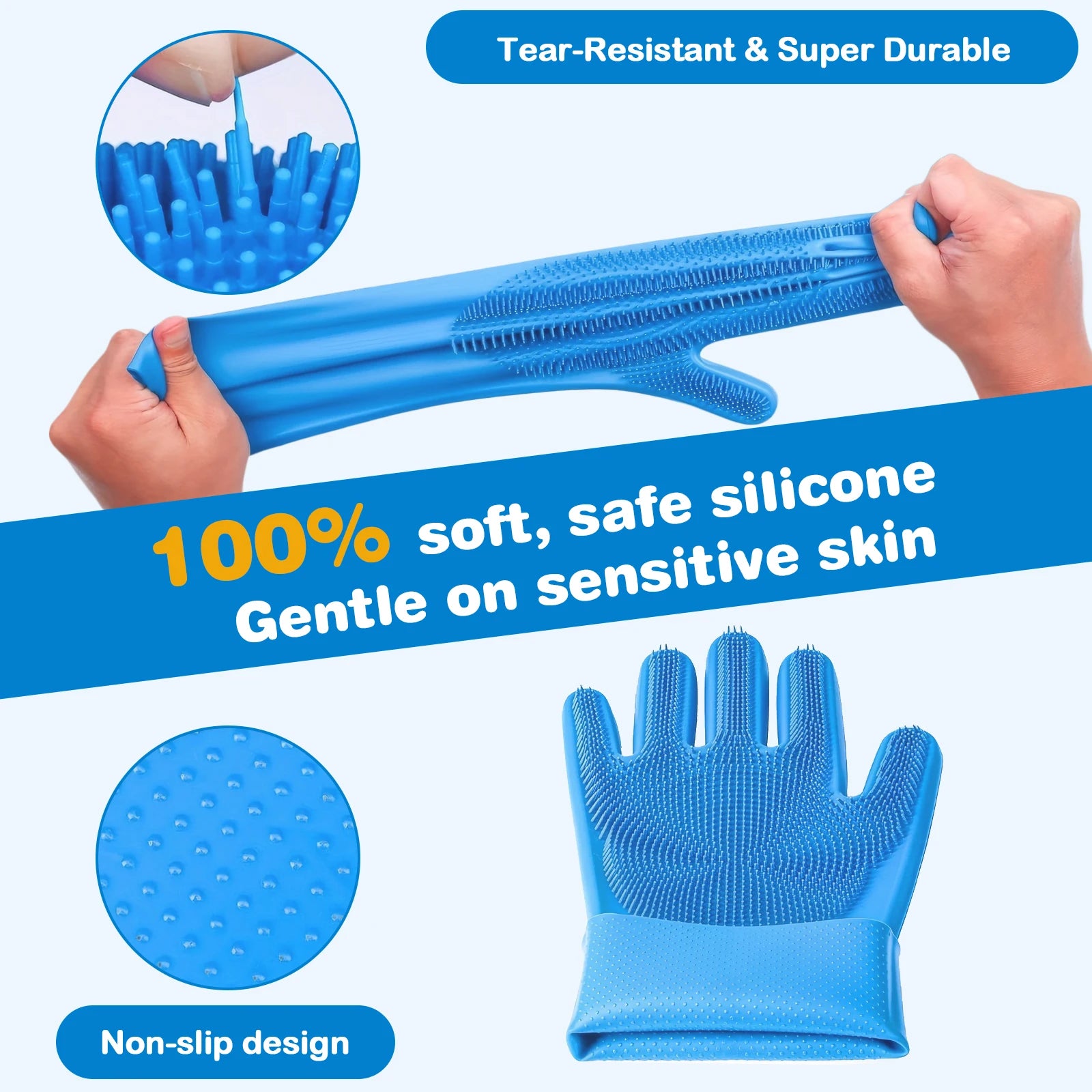 6PCS Pet Grooming Kit Silicone Dog Bath Brush Dog Toothbrush Finger Dog Bath Gloves Dog Shampoo Brush Cat Dog Bathing Supplies S0112191901ac4688acd3345465f11e6d4 Mytailwiggles2.com