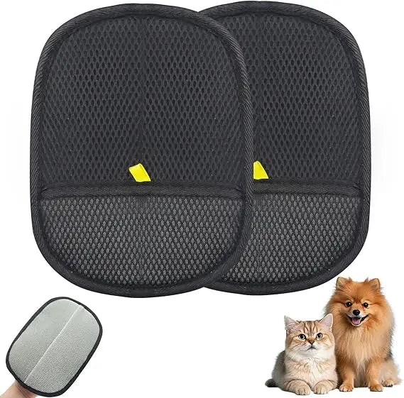 2 pcs Pets Static Removal Gloves, Reusable Cat Dog Electrostatic Hair Remover Grooming Glove Tool S79f7e6ca09264b85b0b72b11f7eeca99d Mytailwiggles2.com