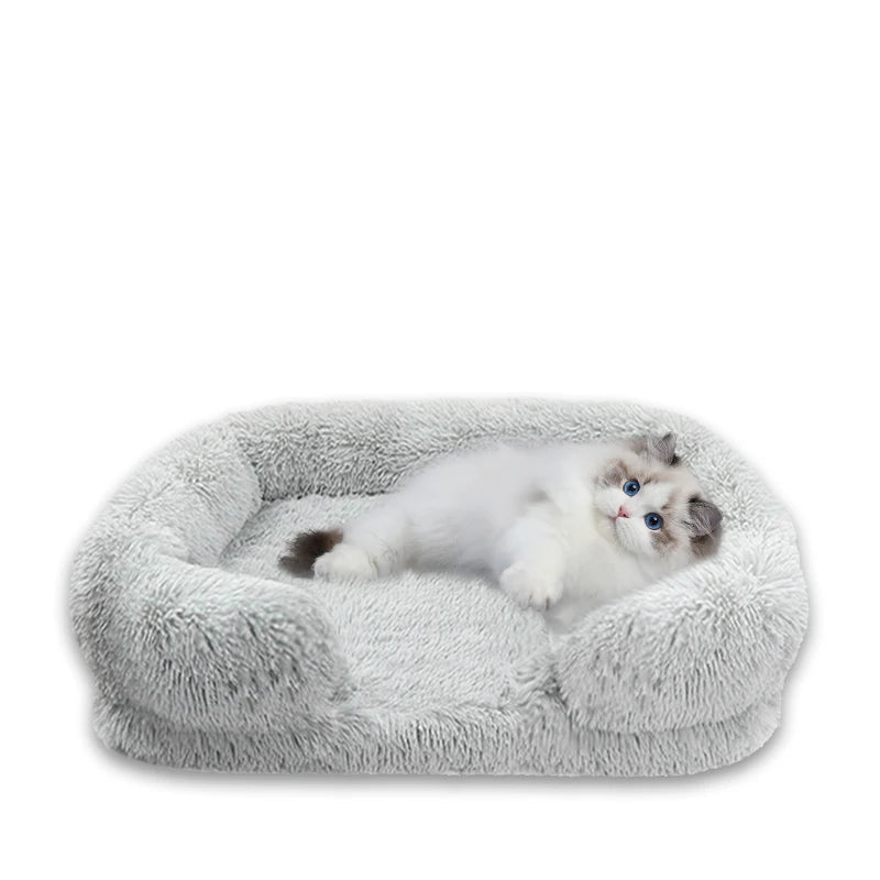 Thickened orthopedic dog bed for large dogs - egg sponge, easy to remove and wash plush cover, durable pet furniture, S10a30c1af5144e1dbe173d809d78758cw Mytailwiggles2.com