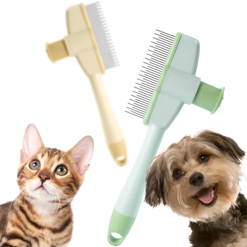 Cat Grooming Massage Brush Pet Comb Professional Open Knot Pet Hair Removal Brush Durable kitten comb Pet Accessories S5010832b94e9468fb4f187850496505bQ Mytailwiggles2.com