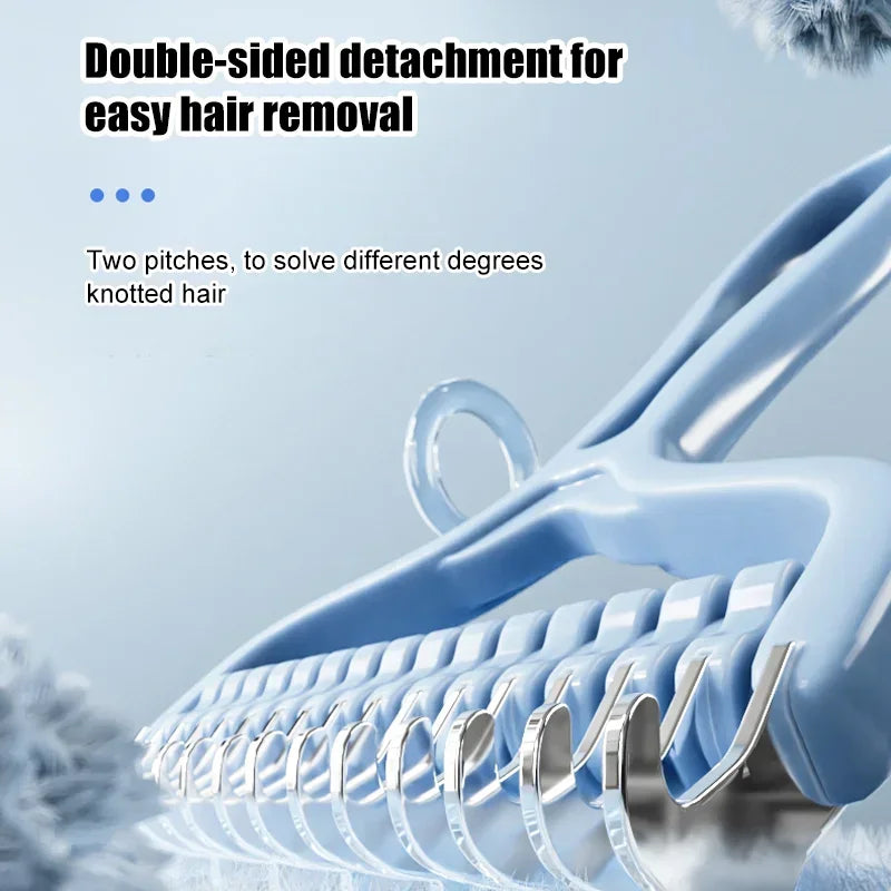 Pet Comb Knot Shedding Tools Double Removal Grooming Brush Cat Fur Cutter Dog sided Hair Pets S1a61cdf7fde246d0934aa18e706fd7a3Z Mytailwiggles2.com