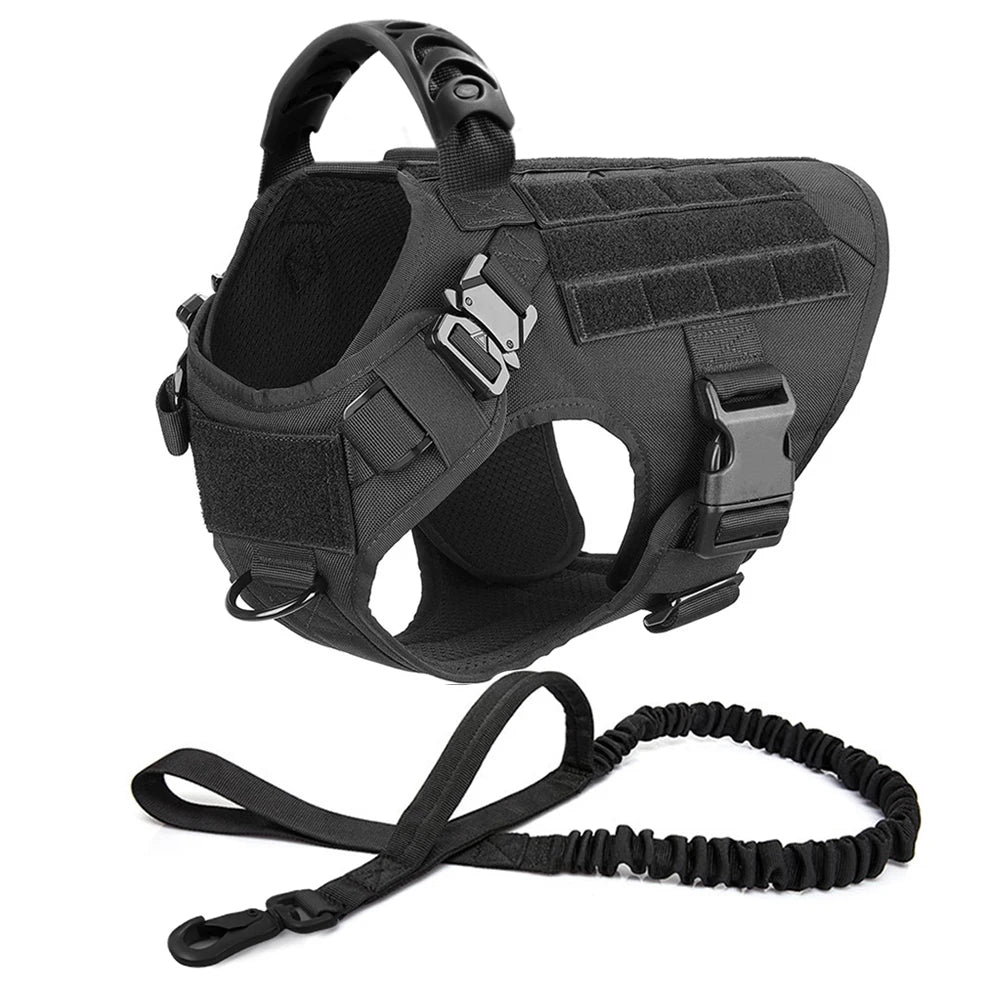 Large Dog Harness And Leash Set Pet German Shepherd Malinois Training Walking Vest Dog Harness And Collar For Medium Large Dogs Black 2 Pieces United States S1dde9343d0b54adbba5f059ca2a9a474w Mytailwiggles2.com