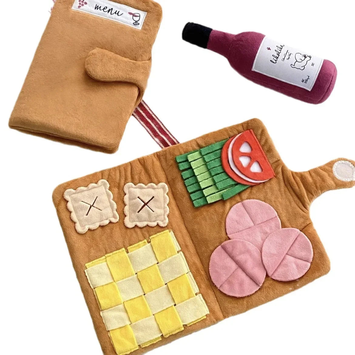 Menu Shape Cute Hidden Food Smell Mat Training Puzzle Dog Slow Detoxing Physical Consumption Interactive Pet Toy S22812d5ac4bf4c6a92713e0b9e0ea3fdV Mytailwiggles2.com