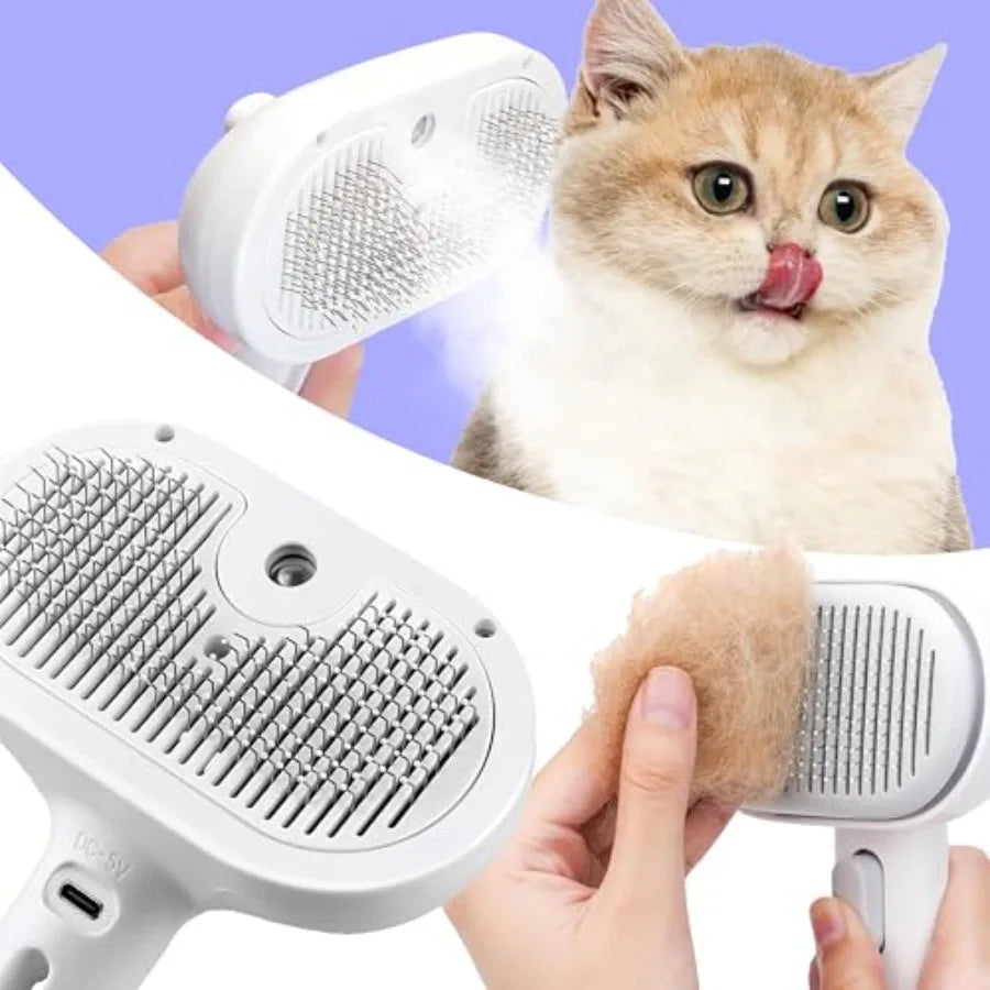 Rechargeable Silicone 3 in 1 Pet Hair Removal Tool Self Cleaning Steamy Brh for Massage Shedding Grooming Cat Dog Hair Remover United States S272de25377224ca6b46298ebeaa982d7W Mytailwiggles2.com