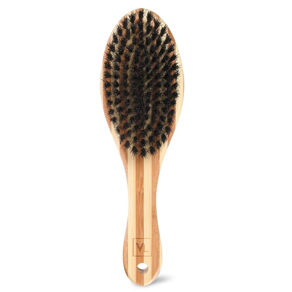 Bamboo Dog Grooming Brush Dual-Sided Pin and Bristle Design Finishing Detangling Medium Long Coats Healthy Skin Shine S2e59918432c342fa9e46c33ab186d3e9R Mytailwiggles2.com