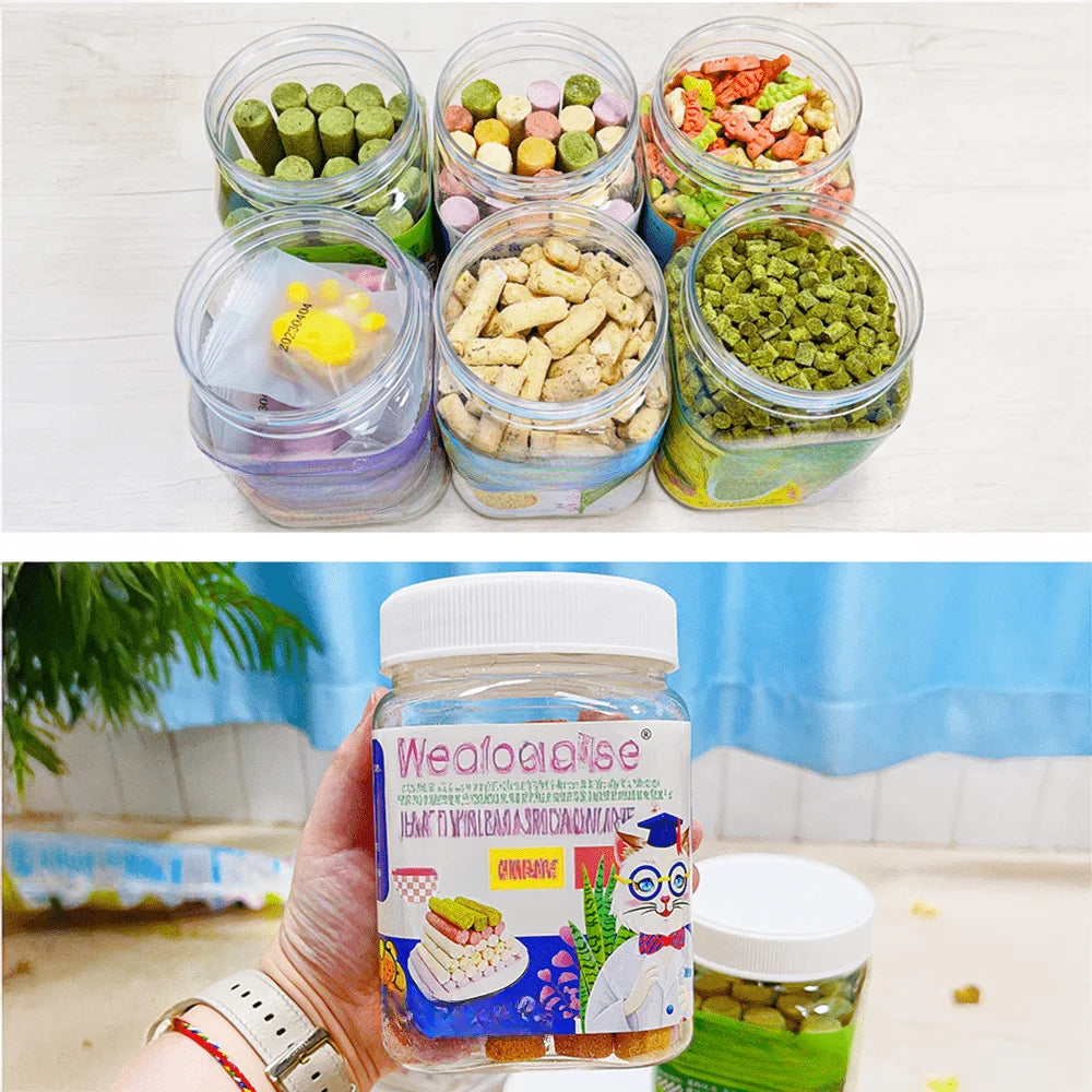Cat Fish Shape Biscuit, Cat Treats for Hairball Support and Teeth Cleaning, Chicken Flavored Hairball Treats for Cats S32031636067442cf9d290a117c5be349l Mytailwiggles2.com