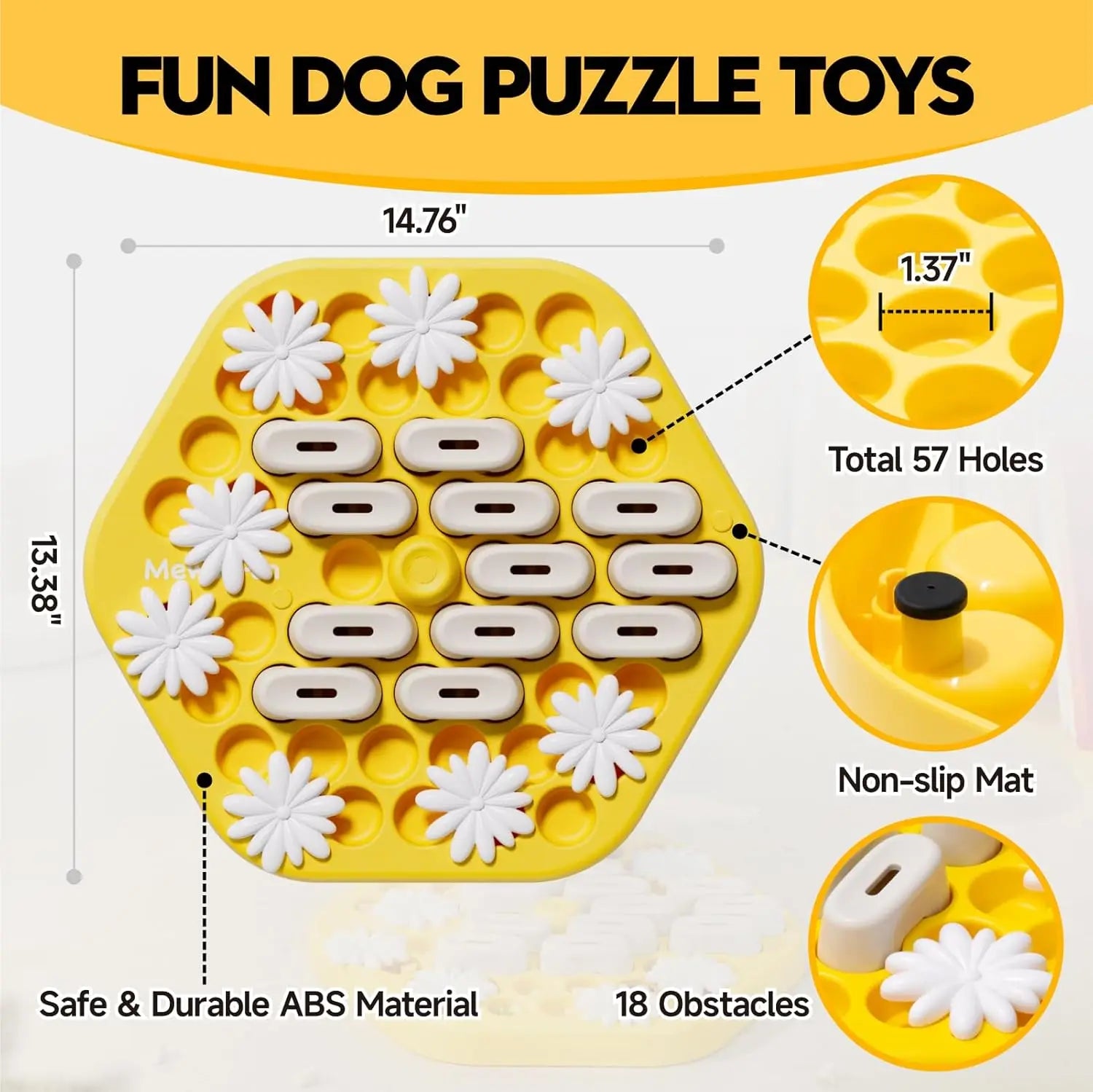 MEWOOFUN Dog Puzzle Toys Slow Feeder Toy Interactive Puzzle Game Dog Toys for dogs Cat Puzzle Toys Level 3 S5c0c6cf6f07e403481dbbeae1e6280d2W Mytailwiggles2.com