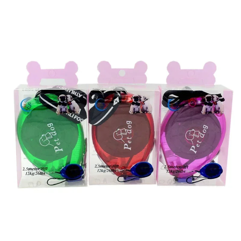 2.5m Durable Dog Leash Automatic Retractable Nylon Dog Cat Lead Extending Puppy Walking Running Lead For Dogs Pet Products S37f67f0e596d411ba49ef15507546356z Mytailwiggles2.com