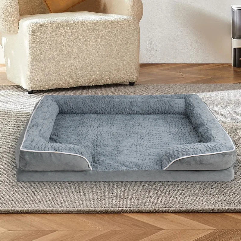 Dog Sofa Bed Memory Foam Pet Couch with Washable Cover Indoor Comfortable Lounger for Small Medium Dogs United States S3812f80a063048348ab4f2d74f0231c4U Mytailwiggles2.com