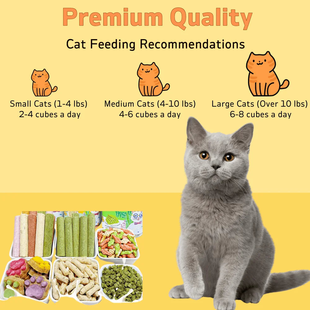 Cat Fish Shape Biscuit, Cat Treats for Hairball Support and Teeth Cleaning, Chicken Flavored Hairball Treats for Cats S41d39854442941eca25adefeebb8aa9bC Mytailwiggles2.com
