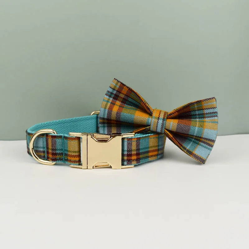 High Quality Custom Design Logo Cotton Pet Accessories Personalized Dog Collar Leashes Harness Bow Set Manufacturers Grid13-02 S4972fdae3b42439fb70c4d9395174b584 Mytailwiggles2.com