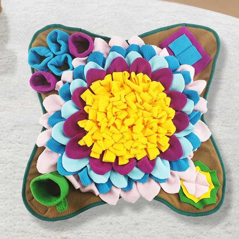 Pet Snuffle Feeding Mat Pet Dog Snuffle Mat Encourages Natural Foraging Skills Dog Puzzle Toys for Slow Eating & Smell Training S4a42ed49a7194827b13e0125b491e520E Mytailwiggles2.com