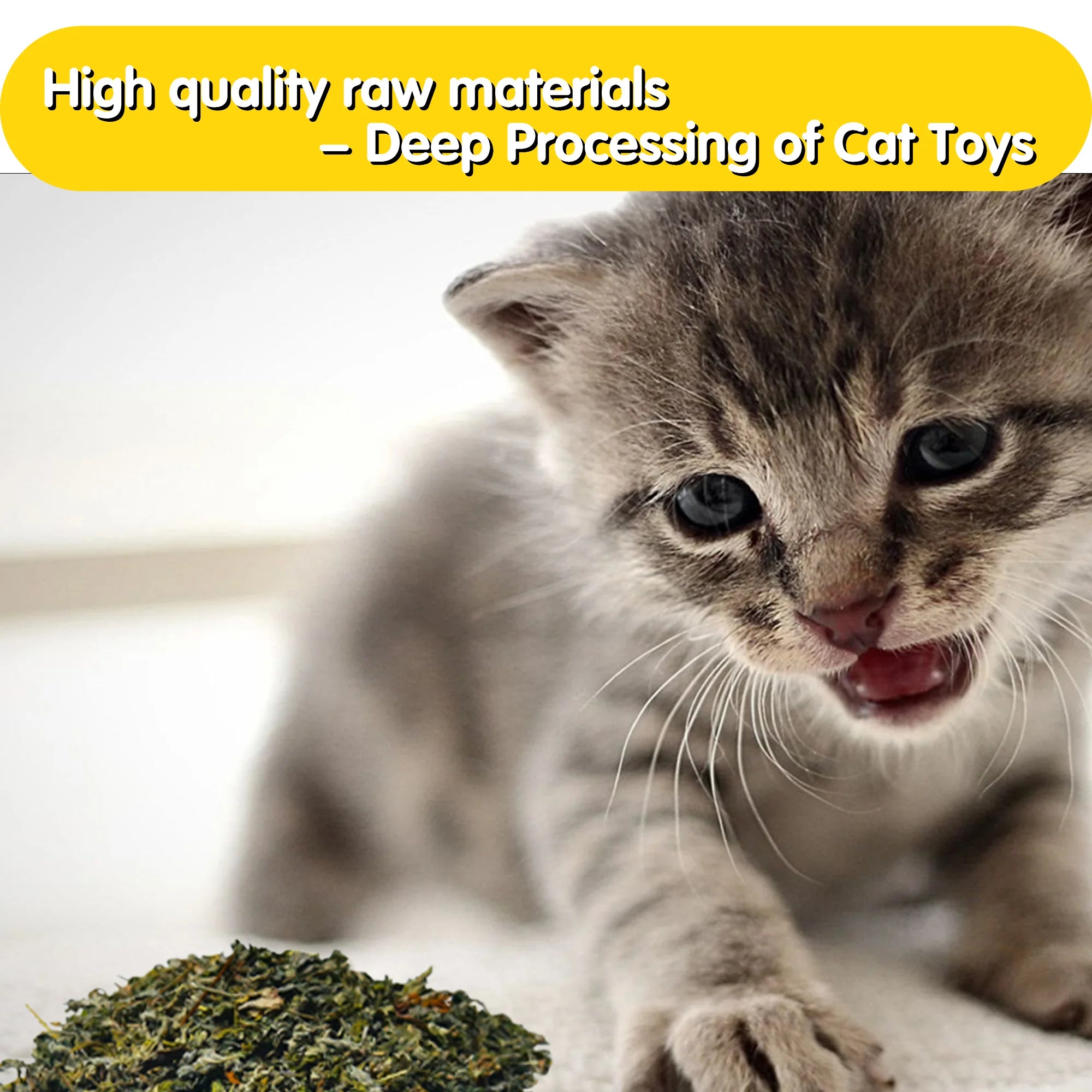 Oitabi 150g/300g Catnip for Cats – Natural Cat Nip, Resealable – Fresh, Potent and Promotes Cat Exercise, Play and Engagement