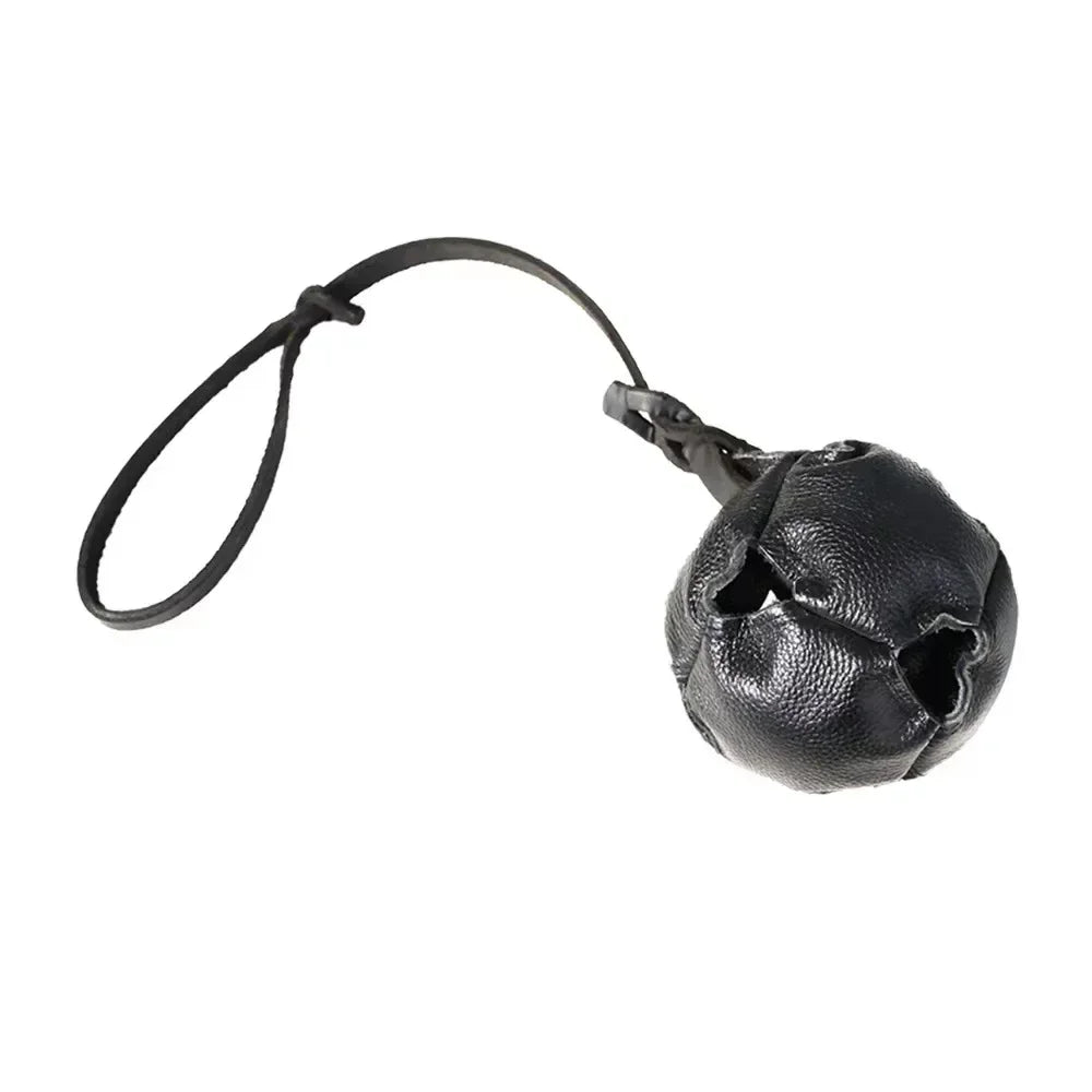 Leather Dog Training Ball Toy Dog Ball Tug Toy, with a Handle Dog Bite Toy, Soft Puppy Reward Toy for Fetch Catch Throw Pet Toys United States black S4f62dd67c757444fa7b3fe81cef301e1k Mytailwiggles2.com