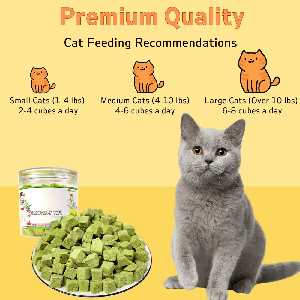 3.8oz/100g Cat Grass Treats for Hairball Support and Teeth Cleaning, Chicken Flavored Hairball Treats for Cats S5c1ee7e5bb5149d8b2f2baefc0127ffeh Mytailwiggles2.com