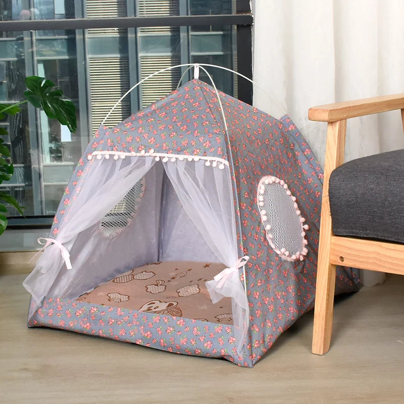 Cat Broken Flower Tent Semi Enclosed Internet Celebrity Tent Nest Universal For All Seasons Pet Supplies Summer Dog And Cat Nest Grey S5c49bd8f2270488b8b37806586b2e0ed5 Mytailwiggles2.com