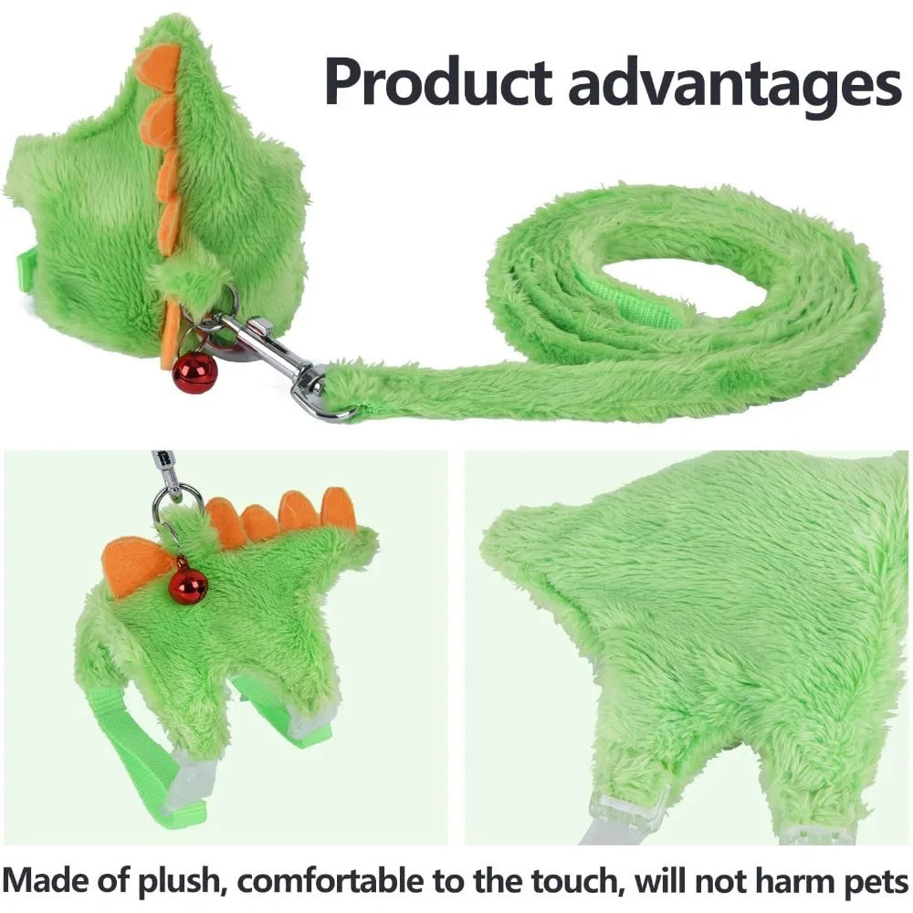 Ferret Harness, Ferret Leash, Ferret Harness and Leash Set with Safe Bell, Ferret Collar Small Animals Vest Harness for Puppy S62d45513e47248d6a5ac2350b596b5ddM Mytailwiggles2.com