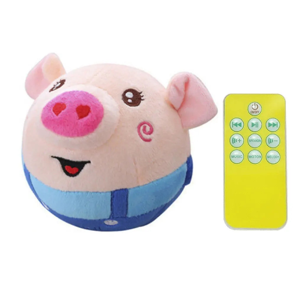 Cartoon Pig Interactive Dog Toys USB Rechargeable Talking Moving Dog Ball Toy Pet Bouncing Balls for Dogs Cats Smiling Blue Pig S6a169f69ef2d4887b8509436958e81c52 Mytailwiggles2.com