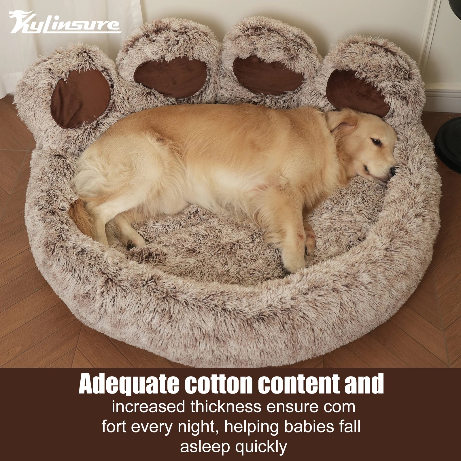 Kylinsure Round Plush Orthopedic Donut Dog & Cat Bed S6c37a5d9efa24b1095af92caa1905b13P Mytailwiggles2.com