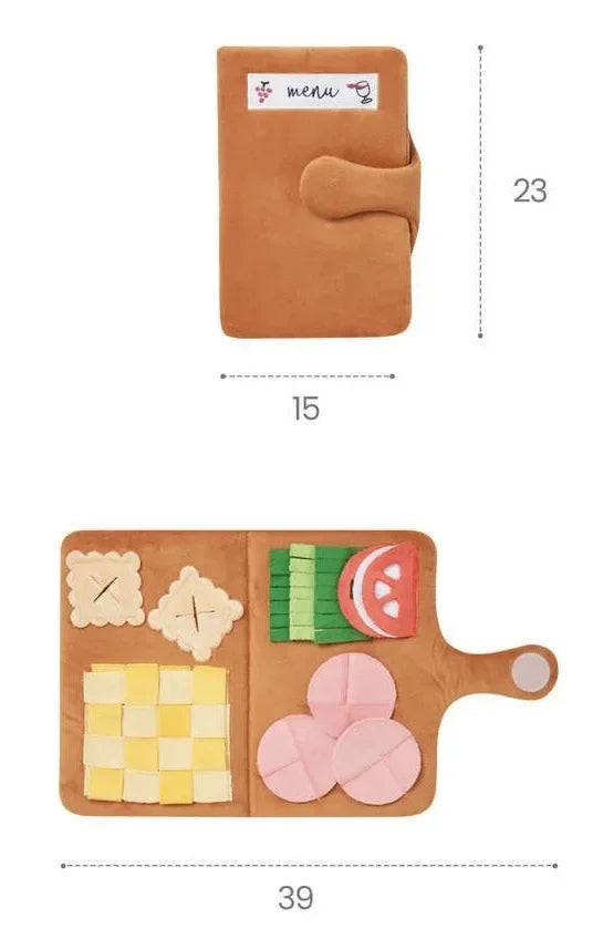 Menu Shape Cute Hidden Food Smell Mat Training Puzzle Dog Slow Detoxing Physical Consumption Interactive Pet Toy S129a9411596b4f608efc724287402f11X Mytailwiggles2.com