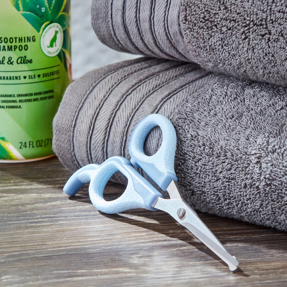 6.7in Round-Tip Dog Grooming Scissors All Coats Sensitive Areas Mat Removal Comfortable Grip Finger Rest Waterproof Trimming United States Scdf1b53f182d417a87d1b0478af7a54eF Mytailwiggles2.com