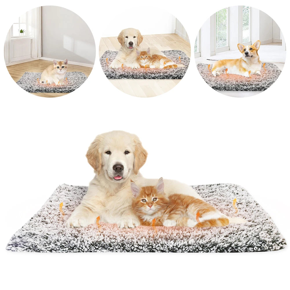Self-Heating Thermal Cat Dog Bed Mat Comfortable Self-Warming Cat Bed Pad Pet Warming Pad Cat Warmer Mat for Indoor Outdoor Pets S7673fb6c711544bdb3b03bf2a4ae602eZ Mytailwiggles2.com