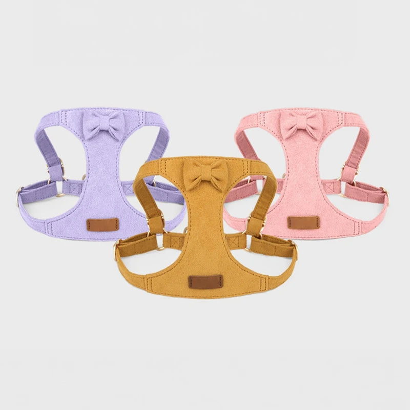 Soft Breathable Dog Collar Harness Leash Set Comfortable Pet Dog Cat Vest Harnesses Adjustable Pet Collars Leads For Small Dogs S7f778f316b4546cc8cd702e06e4702deL Mytailwiggles2.com