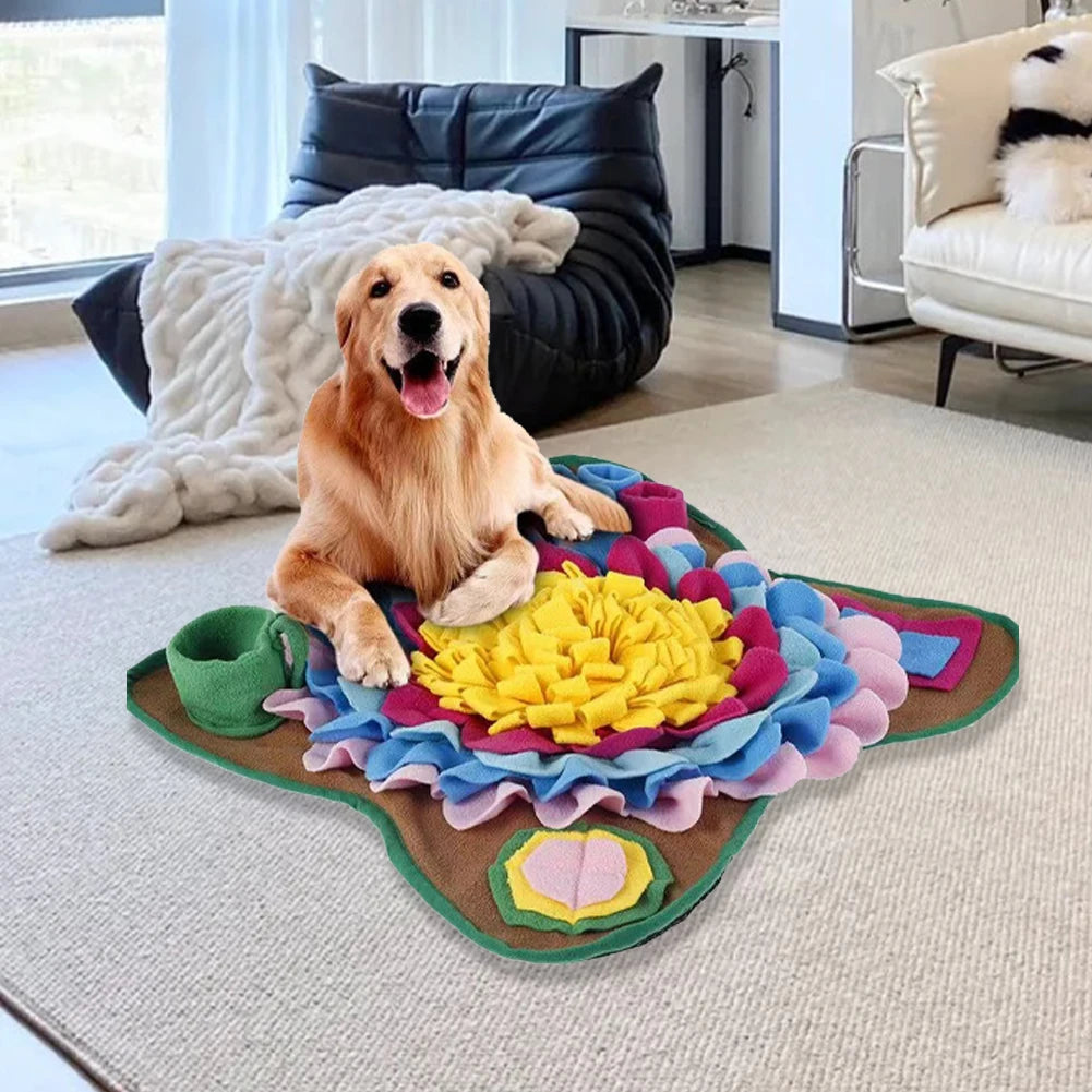 Pet Snuffle Feeding Mat Pet Dog Snuffle Mat Encourages Natural Foraging Skills Dog Puzzle Toys for Slow Eating & Smell Training S81c5427cc78e4db3a8c9fc29a35b0cd2O Mytailwiggles2.com