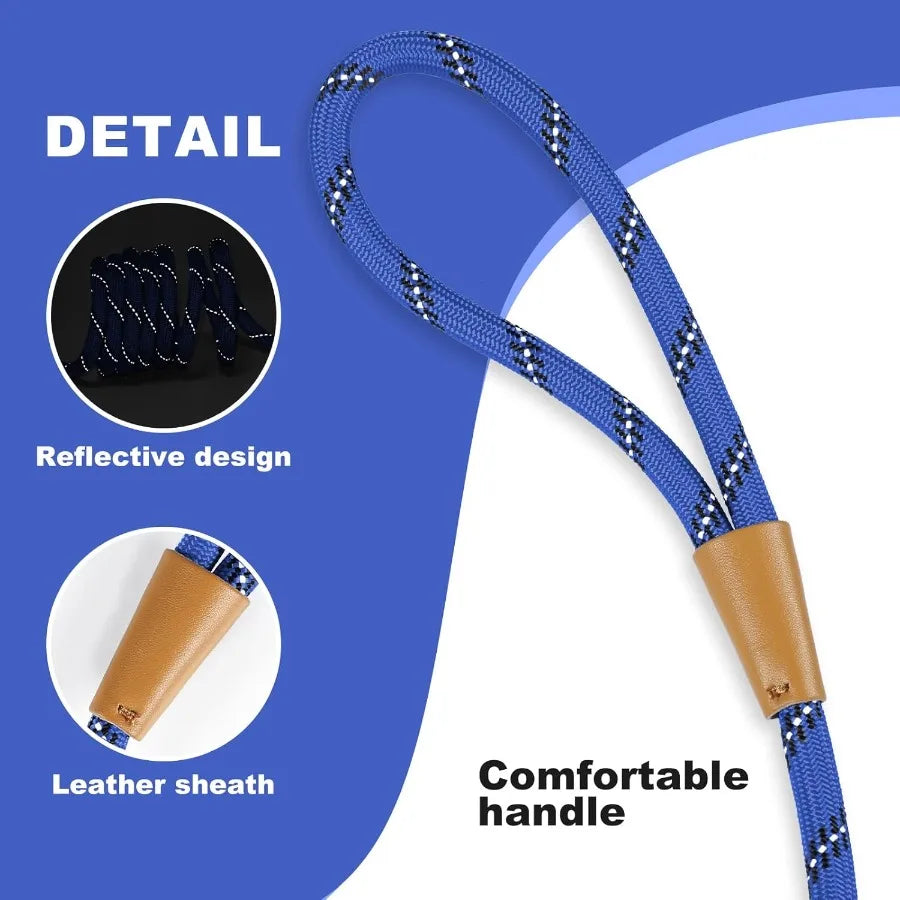 3 in 1 Adjustable No Pull Rope Dog Harness with Reflective Leash and Collar for Large and Giant Breeds Ideal for Outdoor Walkin United States Sba85547c02ae41cbb439187c14c3f781y Mytailwiggles2.com