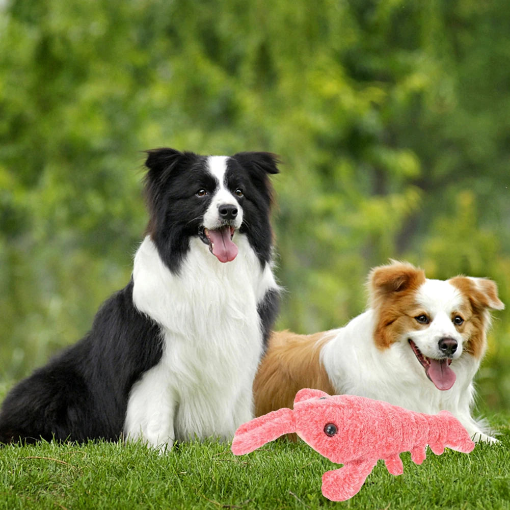 Jumping Moving Dog Toy Interactive Dog Toys To Keep Them Busy Floppy Lobster Interactive Dog Toy for Small Medium Large Dogs