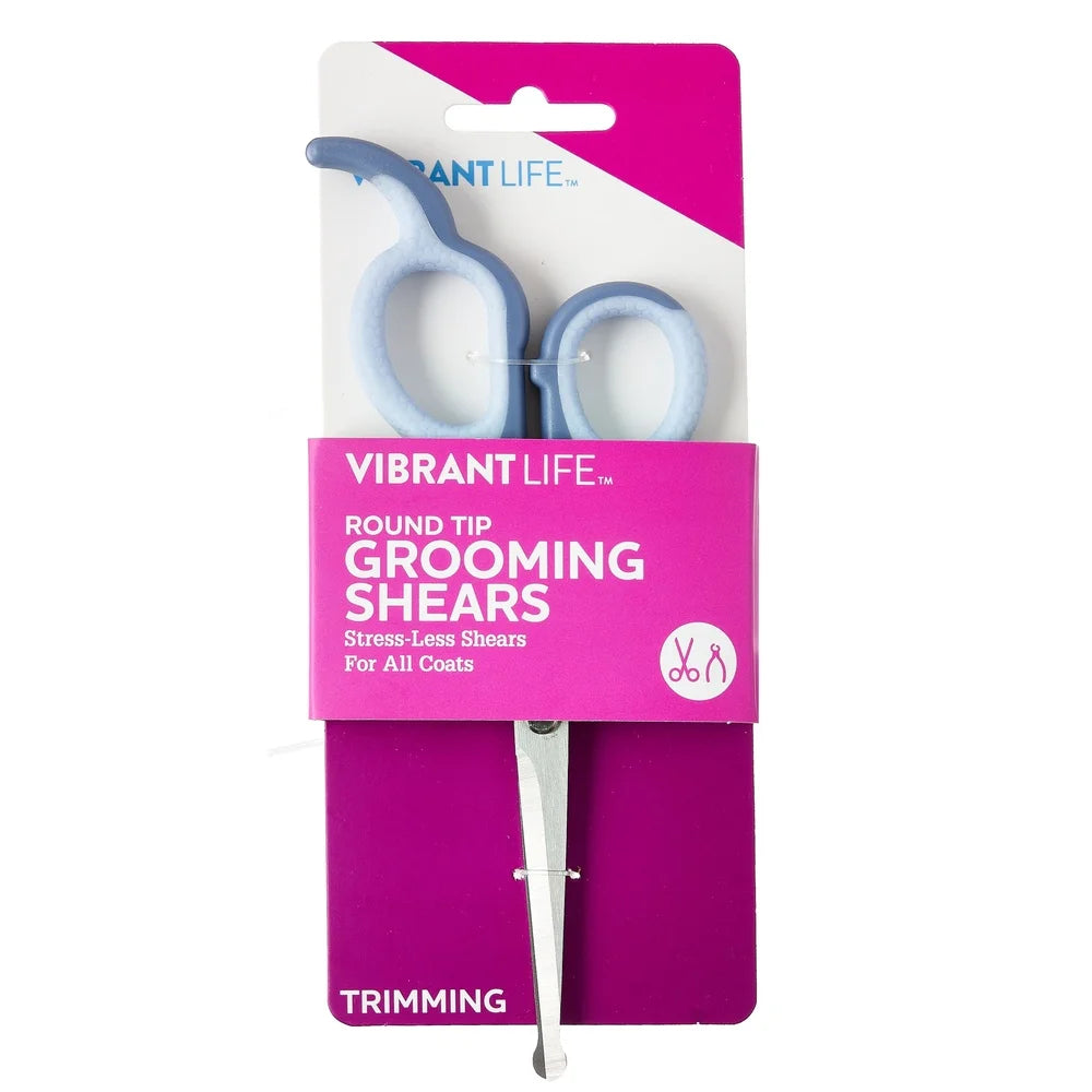 6.7in Round-Tip Dog Grooming Scissors All Coats Sensitive Areas Mat Removal Comfortable Grip Finger Rest Waterproof Trimming S8816584e4975455eb17d704a7a939b85R Mytailwiggles2.com