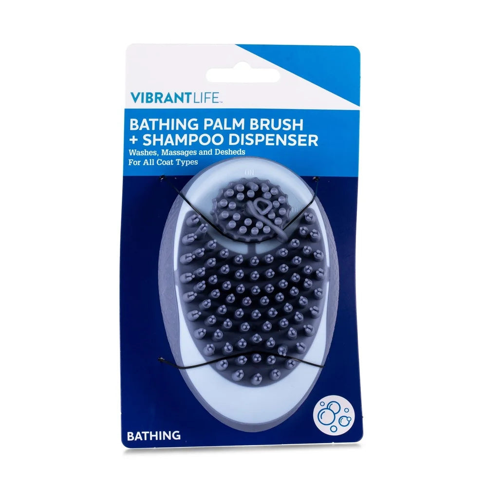 Ergonomic Dog Brush Shampoo Dispenser Bathing Tool with Soft Silicone Bristles Massaging Grooming Cleaning Pet Care S8932ba87a8a04e0ebc47a49329750da2m Mytailwiggles2.com