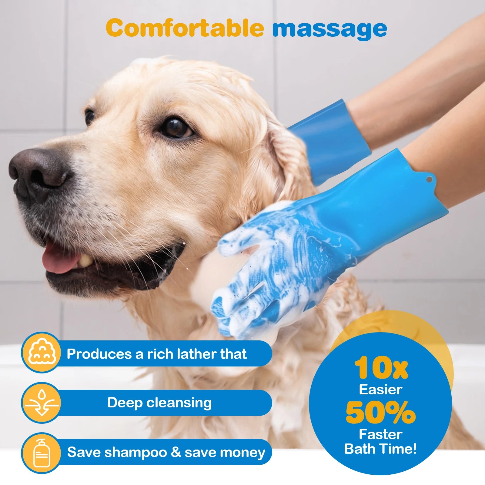 6PCS Pet Grooming Kit Silicone Dog Bath Brush Dog Toothbrush Finger Dog Bath Gloves Dog Shampoo Brush Cat Dog Bathing Supplies S8d4aa8a619a84cf5824d65f35e47c2917 Mytailwiggles2.com