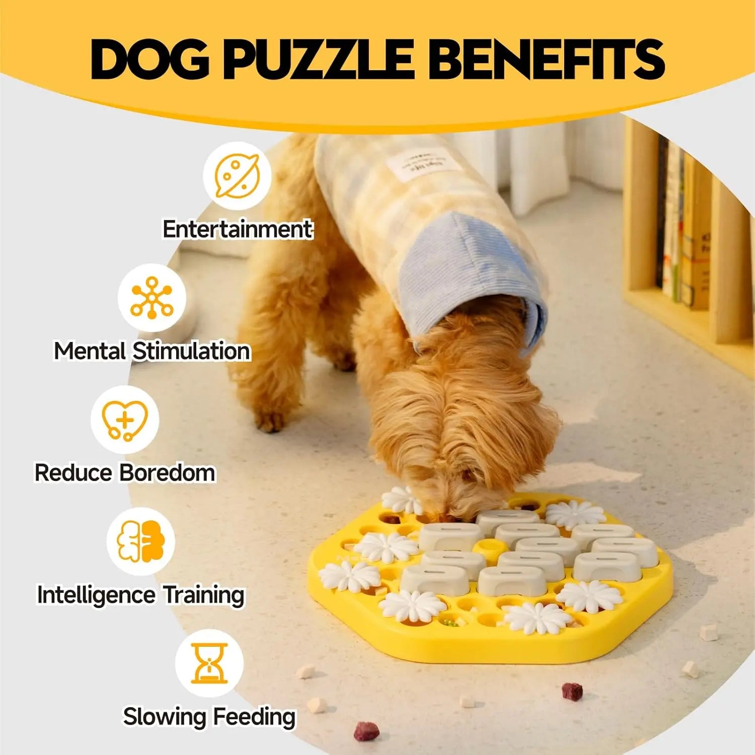 MEWOOFUN Dog Puzzle Toys Slow Feeder Toy Interactive Puzzle Game Dog Toys for dogs Cat Puzzle Toys Level 3 S9b97aa8aef144286a69cf94c15ba12daQ Mytailwiggles2.com