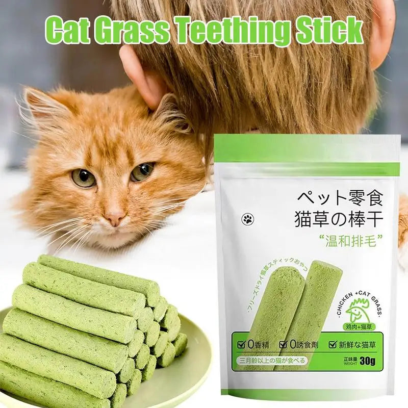 Cat grass teething stick Cats Grinding Rod Chew Toy Pet Snacks Hairball Removal Natural Grass Molar Rod Teeth Cleaner Teeth Care S9dd32ee908664ec89ac9d3351955848cc Mytailwiggles2.com
