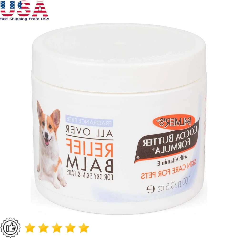 Cocoa Butter Dog Paw Balm Moisturizing Soothing Cream Dry Skin Protection Natural Ingredients Pet Care Puppy Paw Treatment United States S9ec06d0e3c734bc98c020361e743cc16w Mytailwiggles2.com
