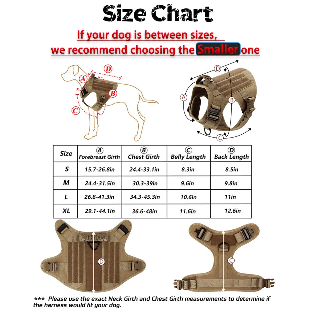 Large Dog Harness And Leash Set Pet German Shepherd Malinois Training Walking Vest Dog Harness And Collar For Medium Large Dogs S9fa02da854e84155bcf887cd8e7341d1n Mytailwiggles2.com