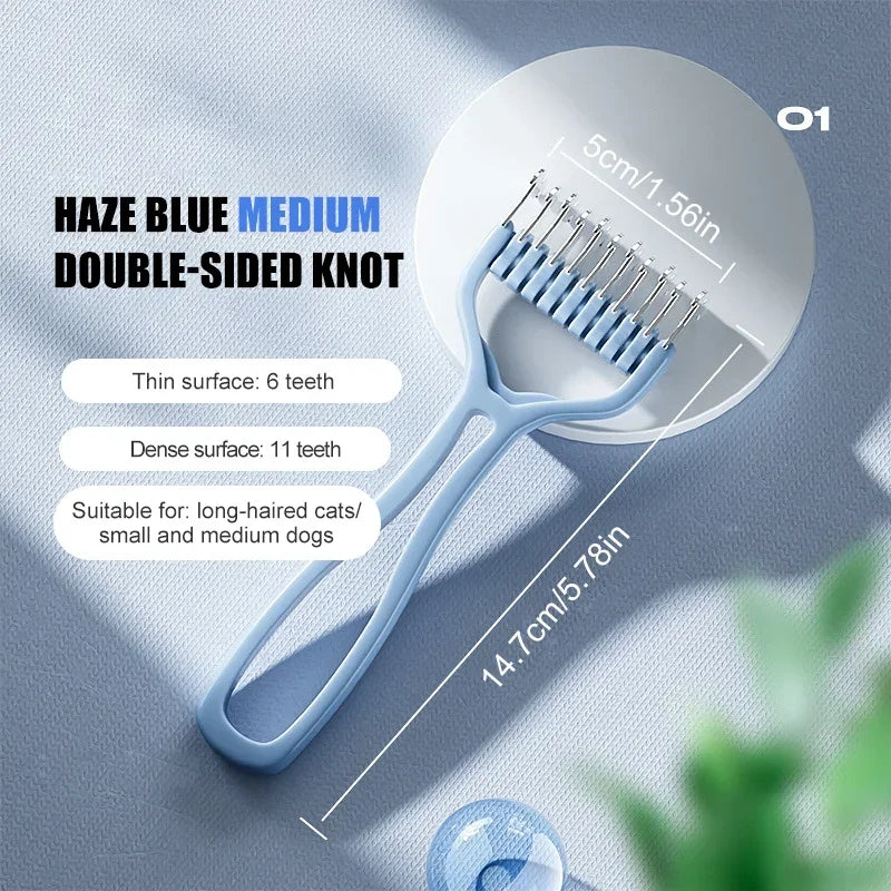 Pet Comb Knot Shedding Tools Double Removal Grooming Brush Cat Fur Cutter Dog sided Hair Pets Sc793e66f272c4497a19e36f7b9ed03eeL Mytailwiggles2.com
