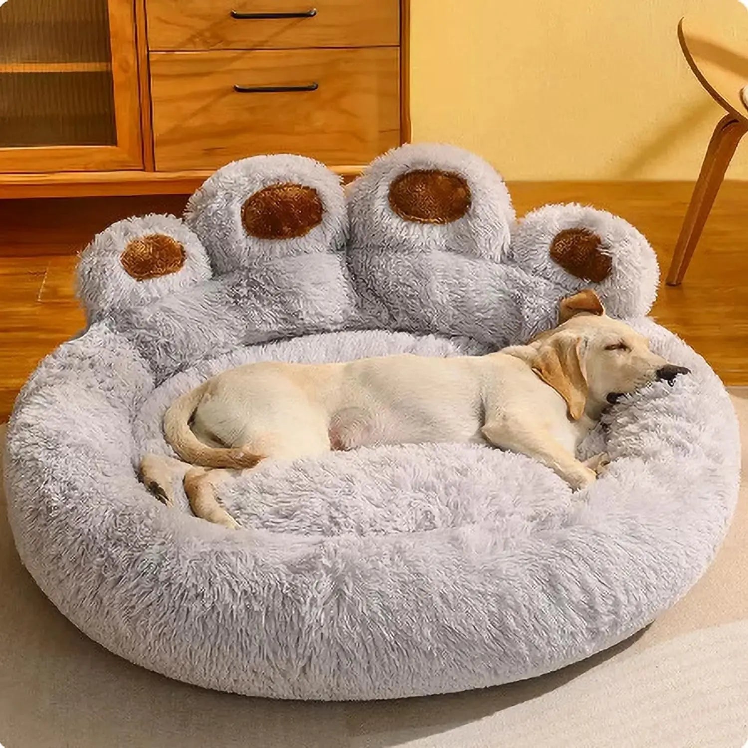 Kylinsure Round Plush Orthopedic Donut Dog & Cat Bed S814239109b334a5aa2137191dd888845t Mytailwiggles2.com