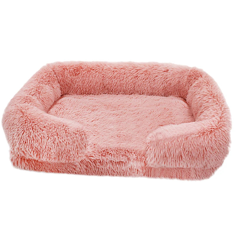 Thickened orthopedic dog bed for large dogs - egg sponge, easy to remove and wash plush cover, durable pet furniture, pink United States Sa95d2a7dc06e49ee81257108cfd09960K Mytailwiggles2.com