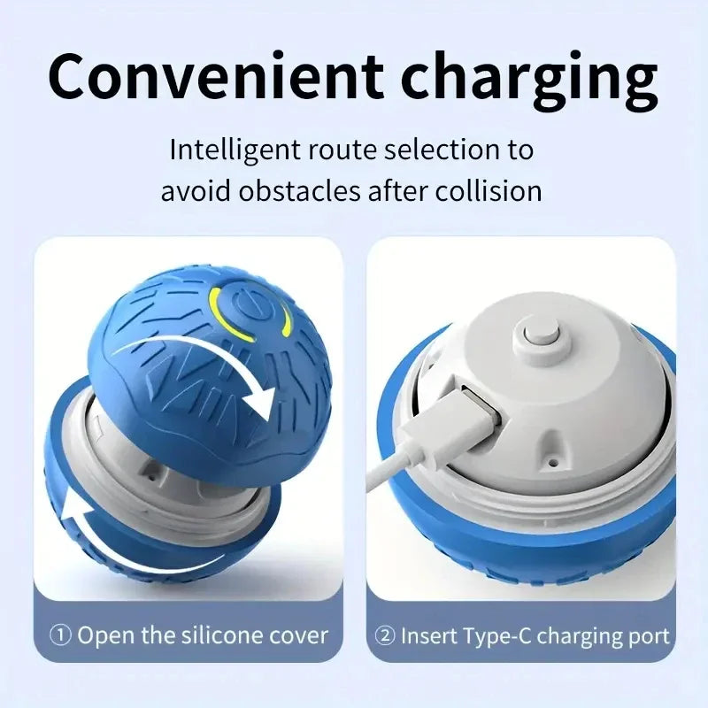 Smart Dog Toy Ball Automatic Interactive Pet Electronic Rolling USB Rechargeable Moving Bouncing for Puppy to Large dog Chew Toy Saa52940184294650825326b28bf36d42B Mytailwiggles2.com