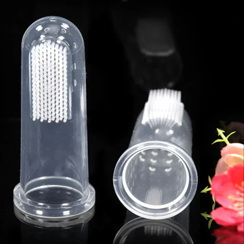 Pet Toothbrush Super Soft Pet Finger Toothbrush Dog Brush Bad Breath Tartar Teeth Care Tool Pet Cleaning Silicagel Supplies Sae3304010a444418b84ed1ec7dfb64d7G Mytailwiggles2.com