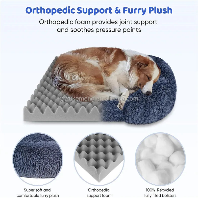 Thickened orthopedic dog bed for large dogs - egg sponge, easy to remove and wash plush cover, durable pet furniture, Saf737be34c5149bb8464f9383a055060D Mytailwiggles2.com