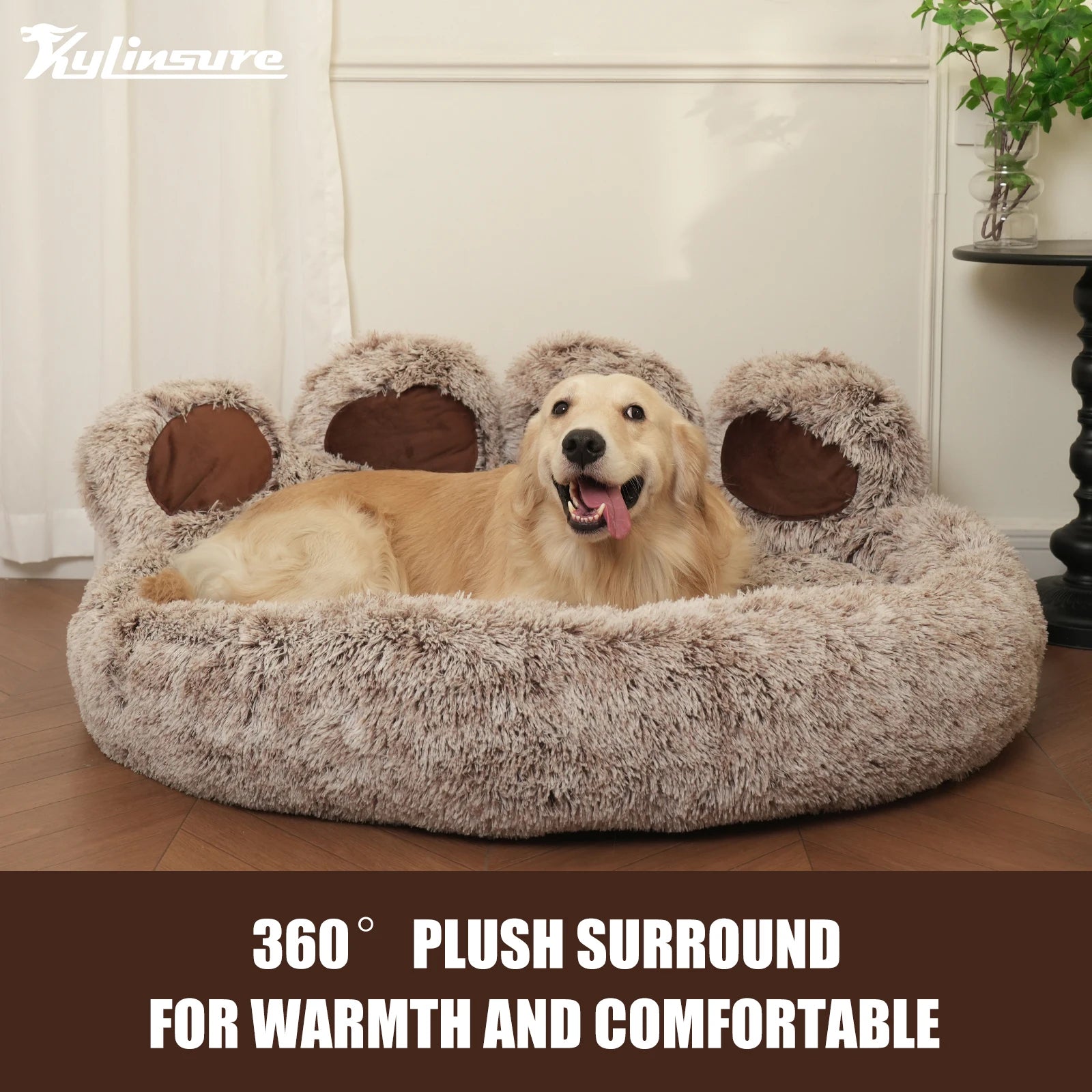 Kylinsure Round Plush Orthopedic Donut Dog & Cat Bed Sb0c3957335d6421aa582bfe1d8df71b6b Mytailwiggles2.com