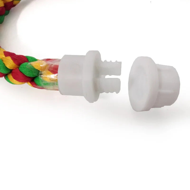 Standing Toy Bird Bite Chew Woven Multi-color For Parakeet Bird Pet Standing Perches Parrot Toy Parrot Toy Rope Bendable Sb2d9d45213944c5482e31a36f223c9ceM Mytailwiggles2.com