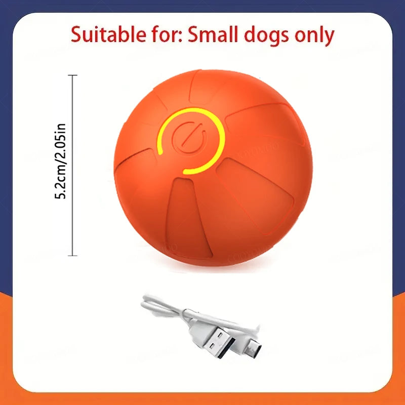Smart Dog Toy Ball Automatic Interactive Pet Electronic Rolling USB Rechargeable Moving Bouncing for Puppy to Large dog Chew Toy United States Orange SP Sb8fe17fa28c942a09f1c767494930d95f Mytailwiggles2.com