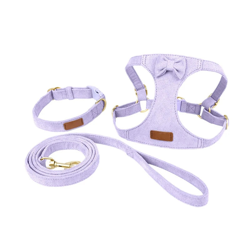 Soft Breathable Dog Collar Harness Leash Set Comfortable Pet Dog Cat Vest Harnesses Adjustable Pet Collars Leads For Small Dogs Z United States Sc344219d02a8471f96c04f2bb336053b6 Mytailwiggles2.com