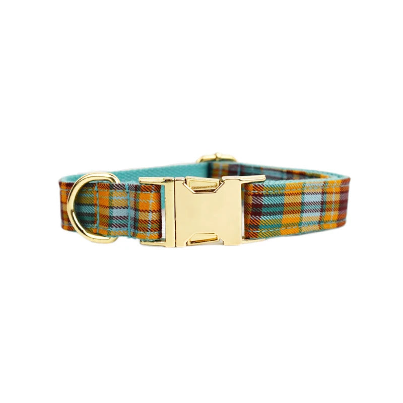 High Quality Custom Design Logo Cotton Pet Accessories Personalized Dog Collar Leashes Harness Bow Set Manufacturers Grid13-02 Dog collar Sc60f28e21b6048e8b7cb17b20d491cf0h Mytailwiggles2.com
