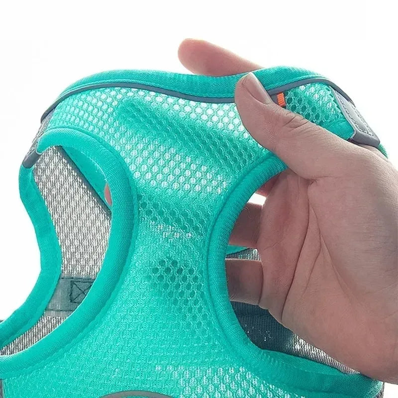 Puppy Harness Set Dog Accessories Adjustable Puppy and Cat Harness Vest French Bulldog Chihuahua Small Dog Collar Pet Leash Dogs Sc824097dd1fd4b818b9176e3a88002cbr Mytailwiggles2.com